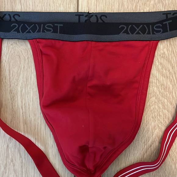 2xist Red Jock Jockstrap - Picture 2 of 3